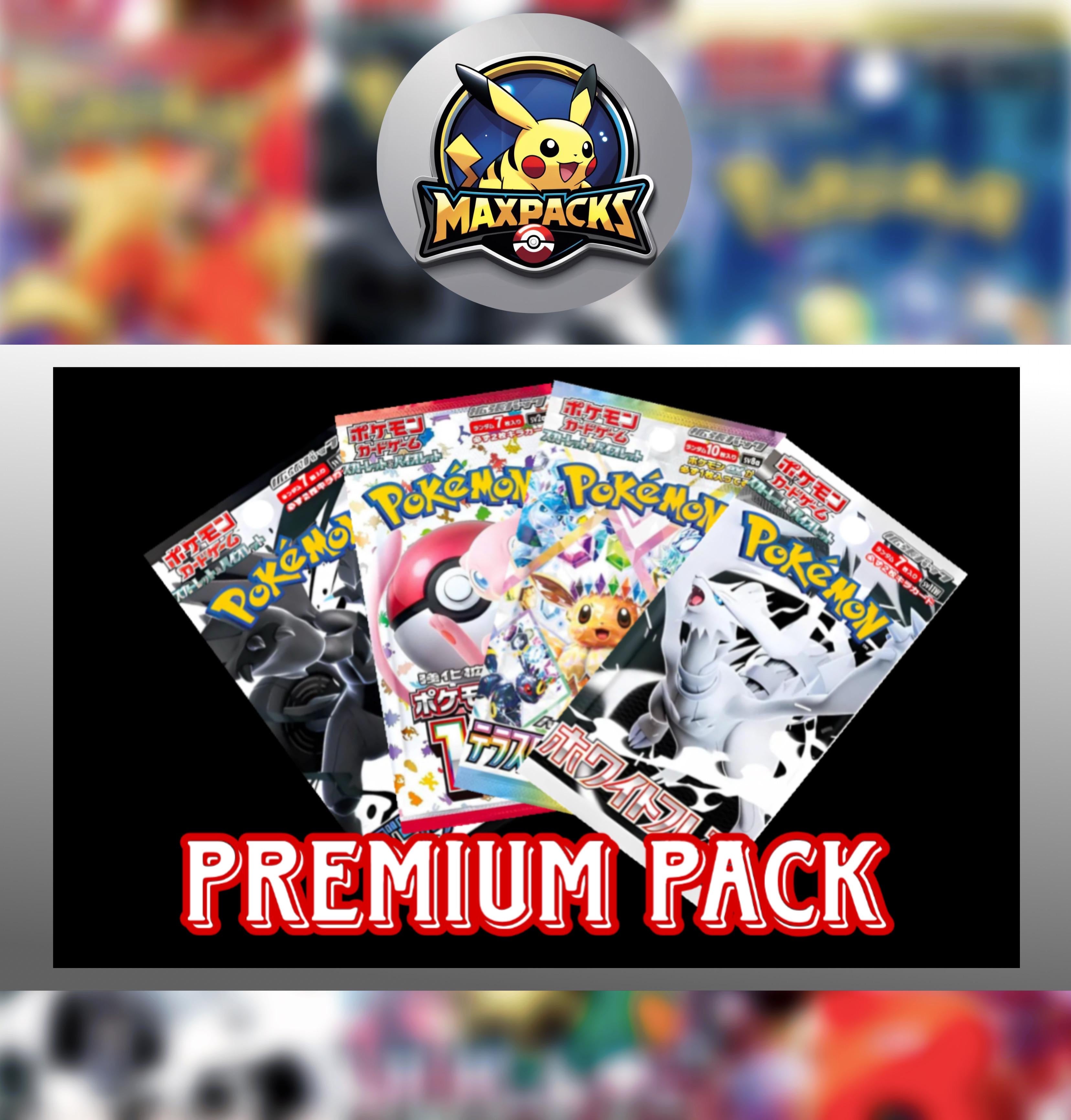 Max Pack Pokémon MaxPacks Premium Pack Bundle (JP)