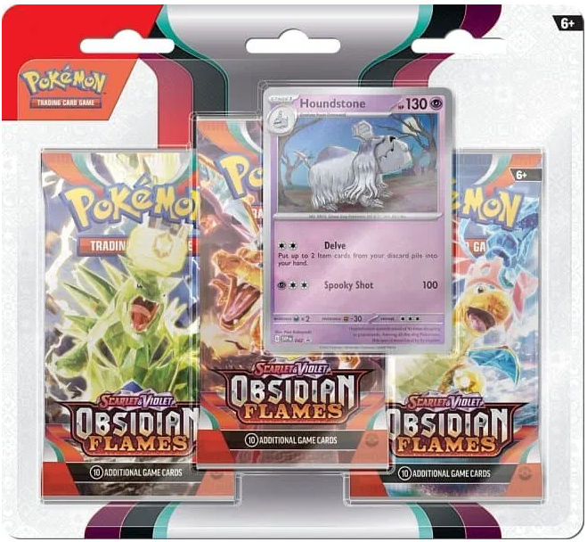 Pokémon Obsidian Flames 3 Pack Blister SV3 (ENG)