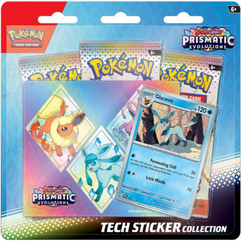 Pokémon Prismatic Evolutions Tech Sticker Collection (EN)