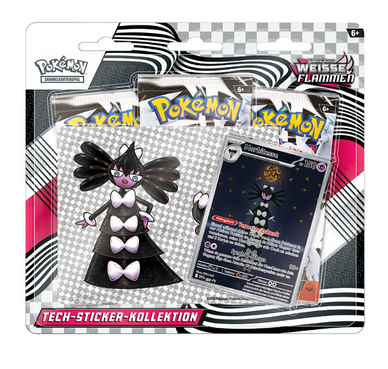 Pokémon Weiße Flammen Tech Sticker Kollektion (DE)