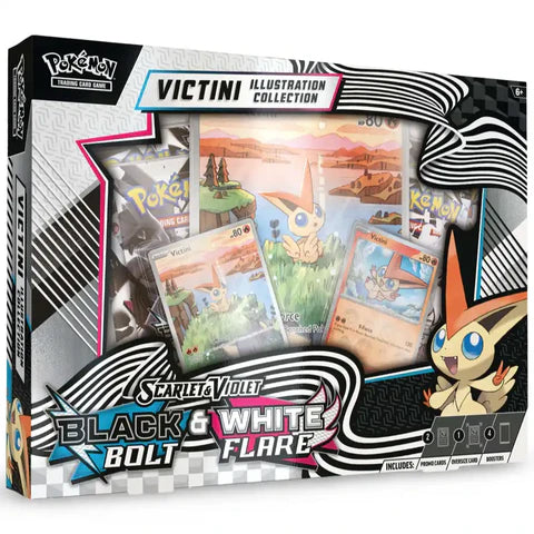 Pokémon Black Bolt & White Flare Victini Illustration Collection (EN)